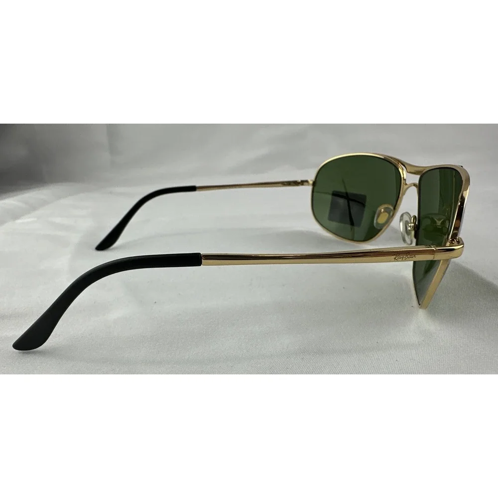 Ray Ban Gold RB8022 65-13-128 Pilot‎ Aviator Driving Sunglasses Italy